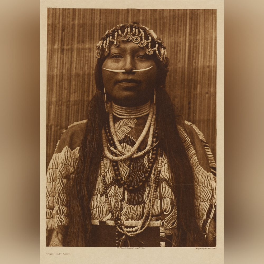 Vintage Native American Portrait Print